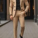 Milk Colour Suit 2 Piece